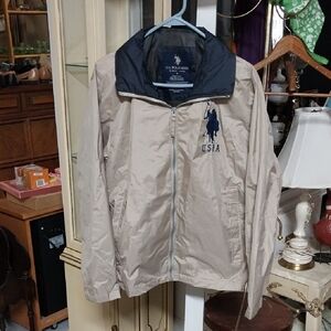U.S. Polo Assn. Men's Khaki Golf Jacket